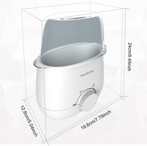 Bottle Warmer, Fast Baby Bottle Warmer for Breastmilk or Formula, 8-in-1 Double Bottle Milk Warmer for Baby, Smart Temperature Control, Sterili-zing, Heat Baby Food, Bottle Warmers for All Bottles in Saudi Arabia