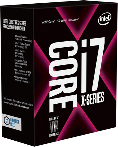معالج Intel Core i7-7740X X-Series 4 نوى يصل إلى 4.50 جيجا هرتز توربو مفتوح FCLGA2066 X299 Series 112 وات in Saudi Arabia