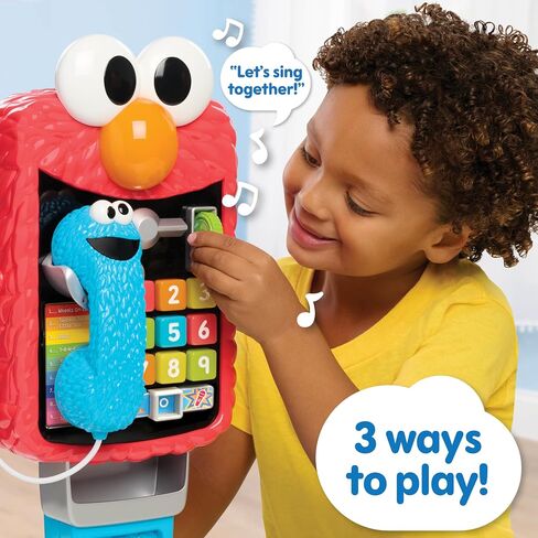 Sesame Street Elmo’s Sing & Learn 17.5 Inch Playphone, Learning and Education, Kids Toys for Ages 2 Up by Just Play in Saudi Arabia