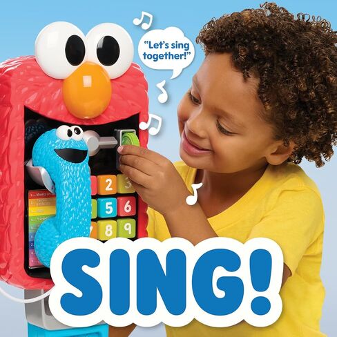 Sesame Street Elmo’s Sing & Learn 17.5 Inch Playphone, Learning and Education, Kids Toys for Ages 2 Up by Just Play in Saudi Arabia