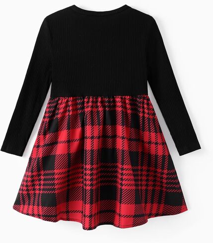 PATPAT Baby Toddler Floral Print Fall Dress Long Sleeves Clothes Dress Outfits for Girls in Saudi Arabia