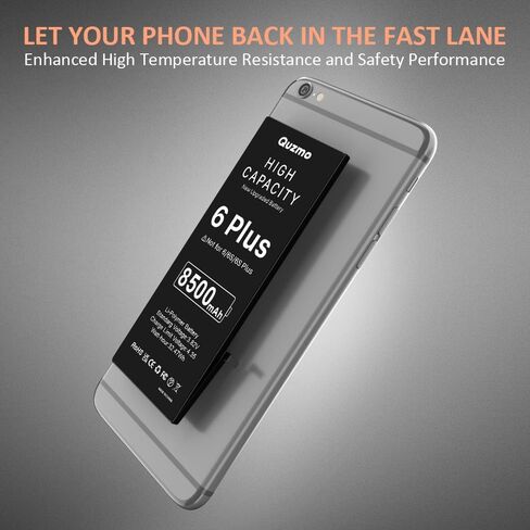 LCLEBM Battery for iPhone 6 Plus, 2024 New Upgraded 8500mAh High Capacity 0 Cycle Replacement Battery for iPhone 6 Plus A1522 A1524 A1593 with Professional Repair Tool Kit in Kuwait