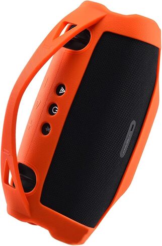حافظة غطاء حمل من السيليكون لمكبر صوت بلوتوث محمول JBL Xtreme 4، لملحقات الجلد الواقية للسفر JBL Xtreme 4 (برتقالي) in Kuwait