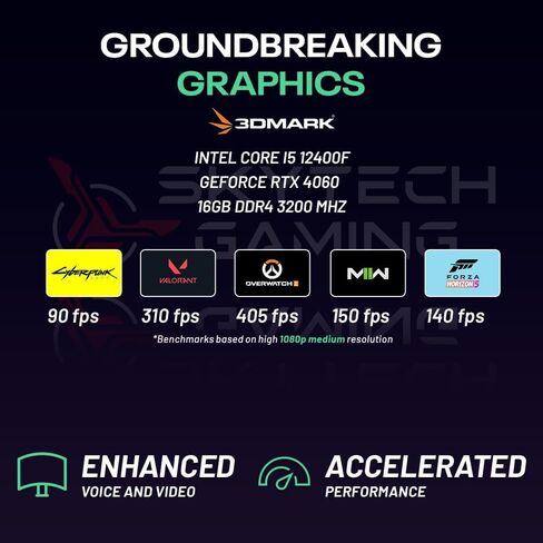 كمبيوتر سطح المكتب للألعاب Skytech Rampage، Ryzen 7 9700X 3.8 جيجا هرتز (5.5 جيجا هرتز Turbo Boost)، NVIDIA RTX 4070 Super 12 جيجا GDDR6X، 1 تيرابايت SSD، 32 جيجا DDR5 RAM 5600 RGB، 750 واط Gold PSU، 360 مم ARGB AIO، Wi-Fi، Win 11 Home in Kuwait