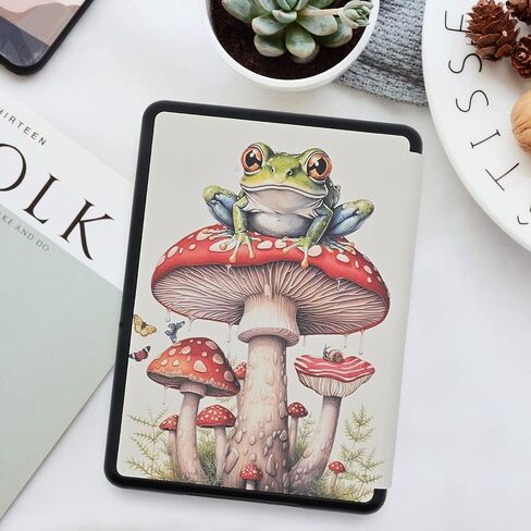 حافظة لجهاز Kindle Paperwhite مقاس 6.8 بوصات (الجيل الحادي عشر - 2021) وإصدار Kindle Paperwhite المميز، هدايا لمحبي الكتب، غطاء خفيف الوزن مع خاصية التنبيه/السكون التلقائي in Kuwait