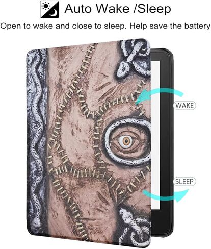 حافظة لجهاز Kindle Paperwhite مقاس 6.8 بوصات (الجيل الحادي عشر - 2021) وإصدار Kindle Paperwhite المميز، هدايا لمحبي الكتب، غطاء خفيف الوزن مع خاصية التنبيه/السكون التلقائي in Kuwait