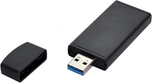 NFHK 42mm NGFF M2 SSD to USB 3.0 External PCBA Conveter Adapter Card Flash Disk Type with Black Case in Saudi Arabia