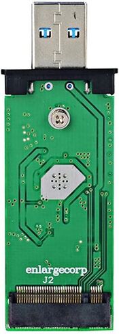 NFHK 42mm NGFF M2 SSD to USB 3.0 External PCBA Conveter Adapter Card Flash Disk Type with Black Case in Saudi Arabia
