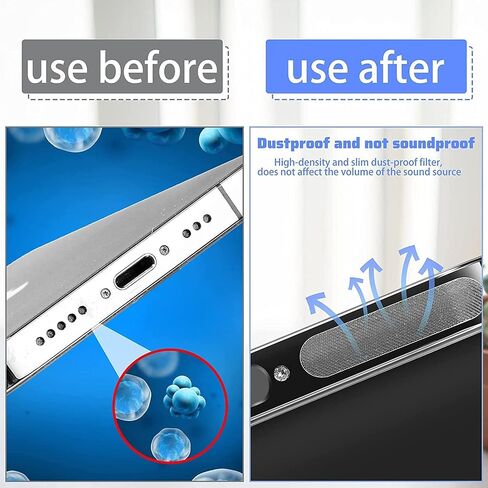 Mobile Phone Dustproof Net Stickers, Speaker Mesh Anti Dust Proof Adhesive Sticker for iPhone and Android Phone Speaker Dustproof Sticker 20 Pcs in Saudi Arabia