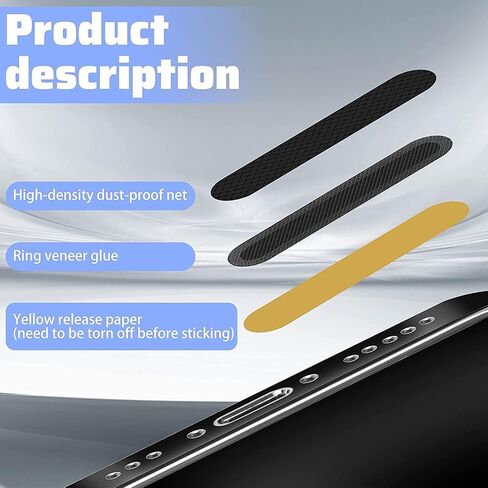 Mobile Phone Dustproof Net Stickers, Speaker Mesh Anti Dust Proof Adhesive Sticker for iPhone and Android Phone Speaker Dustproof Sticker 20 Pcs in Saudi Arabia