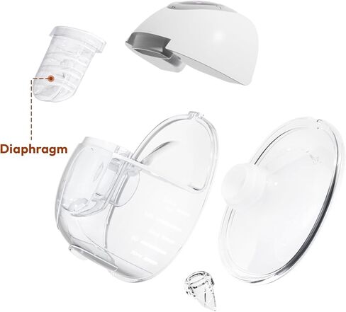 أغشية سيليكون بديلة NCVI متوافقة مع مضخة الثدي القابلة للارتداء NCVI S32، ملحقات استبدال أجزاء مضخة الثدي، مجموعة من قطعتين in Kuwait