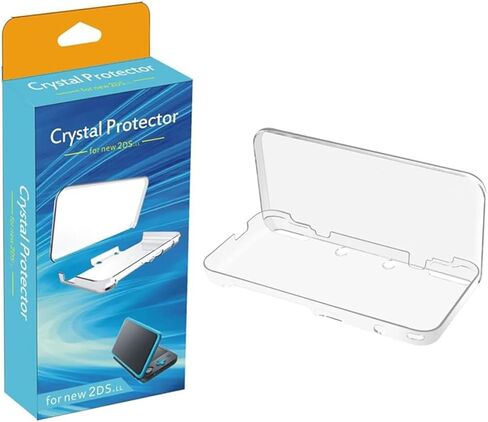 حافظة حماية شفافة 2DS XL - متوافقة مع نينتندو 2DS XL، حافظة ذات غطاء صلب كريستالي فائق الوضوح مضاد للخدش in Kuwait