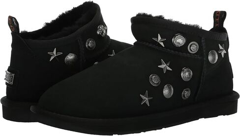 حذاء نسائي من LUXE Angel قصير جدًا باللون الأسود in Kuwait