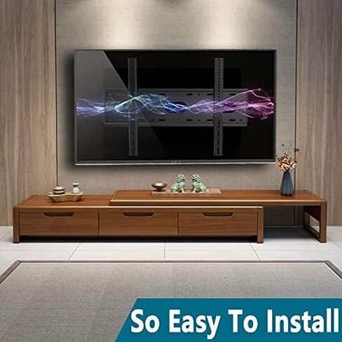 Tilt TV Wall Mount Bracket for 42-85 Inch Large LED LCD OLED Plasma Flat Curved Screen TVs, TV Mount VESA up to 750x500mm, Fits 16", 18", 24" Wood Studs, Heavy Duty Wall Mount TV Bracket in Kuwait