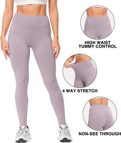 Natural Feelings Buttercloud High Waisted Leggings for Women Tummy Control Workout Leggings Soft Athletic Yoga Pants in Saudi Arabia