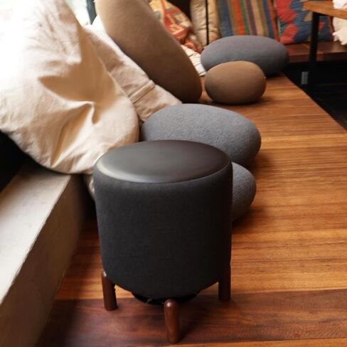 Desk Wood Stand for Echo Sub (Black Walnut) in Saudi Arabia