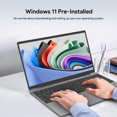 ApoloSign 2024 كمبيوتر محمول جديد 15.6 بوصة، كمبيوتر محمول Windows 11، N5095 حتى 2.8 جيجا هرتز، 12 جيجا بايت DDR4 RAM، 512 جيجا SSD، 15.6 بوصة FHD IPS 1920x1200، 2.0 ميجابيكسل، 2.4G+5G WiFi، BT 5.0، Mini HDMI، النوع C، مزدوج مكبرات الصوت in Kuwait
