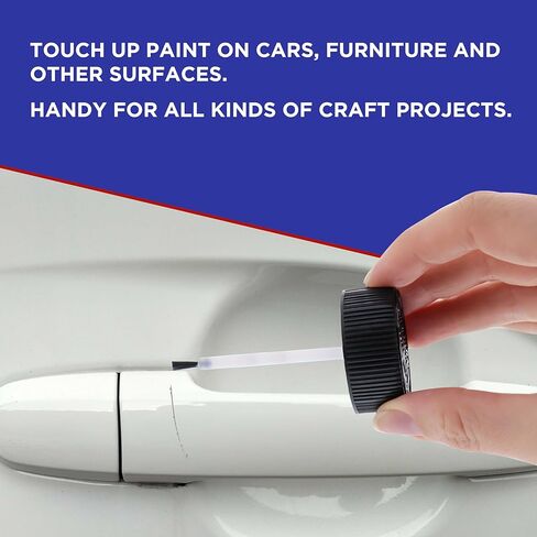 TCP Global Paint Touch-Up Bottles with Child Safety Lids (Box of 12) - 4.5 Ounce (140ml) Fluid Capacity, Mixing Ball, Touch-Up Applicator Brush - Fix Auto Paint Chips, Scratches, Stone Chips, Storage in Kuwait