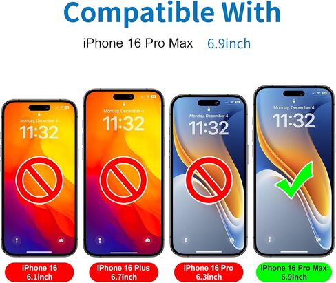 واقي شاشة زجاجي غير لامع من Mothca لهاتف iPhone 16 Pro Max (6.9 بوصة) طبقة شفافة من الزجاج المقوى مضاد للوهج ومضاد لبصمات الأصابع، [إطار سهل التركيب] سهل التركيب، خالٍ من الفقاعات - ناعم كالحرير in Kuwait