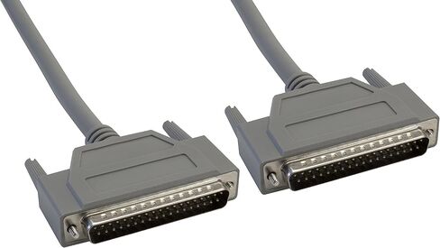 Amphenol CS-DSSMDB37MM-002.5 كابل 37-Pin DB37 D-Sub، محمي، ذكر/ذكر، 2.5 بوصة، رمادي in Kuwait