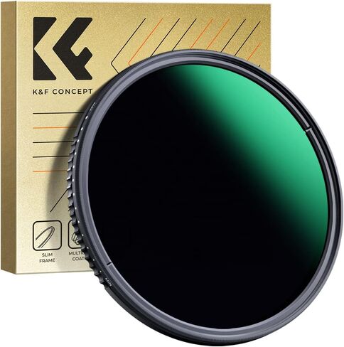 K&F Concept 43mm Variable ND3-ND1000 ND Filter (1.5-10 Stops) Neutral Density Lens Filter with 24 Multi-Layer Coatings for Camera Lens (D-Series) in Saudi Arabia