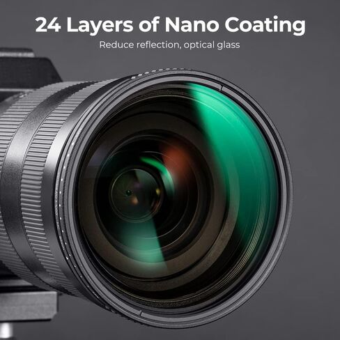 K&F Concept 43mm Variable ND3-ND1000 ND Filter (1.5-10 Stops) Neutral Density Lens Filter with 24 Multi-Layer Coatings for Camera Lens (D-Series) in Saudi Arabia
