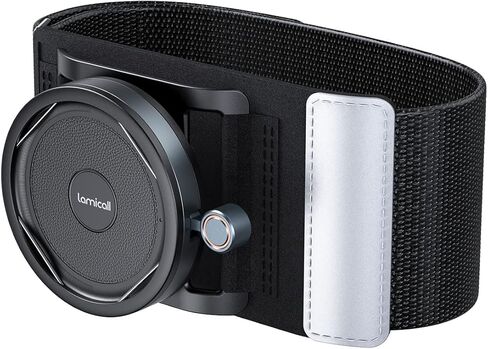 Lamicall All Lock Sports Armband Mount للجري والمشي وجلسات صالة الألعاب الرياضية، تحتاج إلى العمل مع جميع أكياس الوسادة الهوائية ذات القفل (غير متضمنة) لهاتف iPhone أو محول مشبك الهاتف العالمي All Lock (غير متضمن) in Saudi Arabia