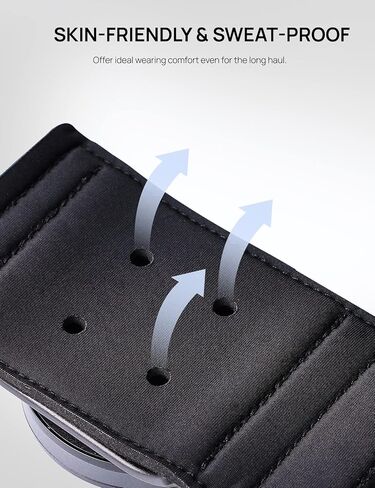 Lamicall All Lock Sports Armband Mount للجري والمشي وجلسات صالة الألعاب الرياضية، تحتاج إلى العمل مع جميع أكياس الوسادة الهوائية ذات القفل (غير متضمنة) لهاتف iPhone أو محول مشبك الهاتف العالمي All Lock (غير متضمن) in Saudi Arabia