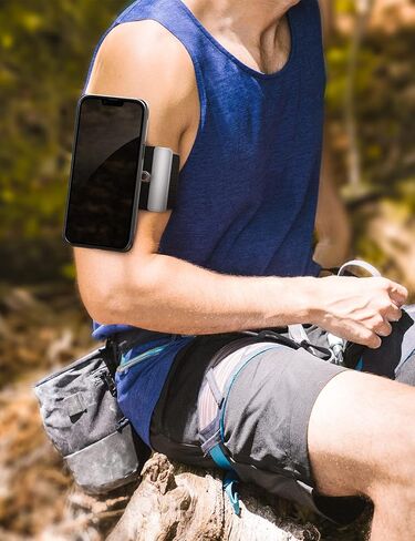 Lamicall All Lock Sports Armband Mount للجري والمشي وجلسات صالة الألعاب الرياضية، تحتاج إلى العمل مع جميع أكياس الوسادة الهوائية ذات القفل (غير متضمنة) لهاتف iPhone أو محول مشبك الهاتف العالمي All Lock (غير متضمن) in Saudi Arabia