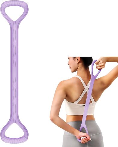 Figure 8 Resistance Band, Elastic Bands for Exercise for Arm, Shoulder, Back, Leg Stretching, Portable Home Office Elastic Training Band for Yoga, Pilates, Fits in Kuwait