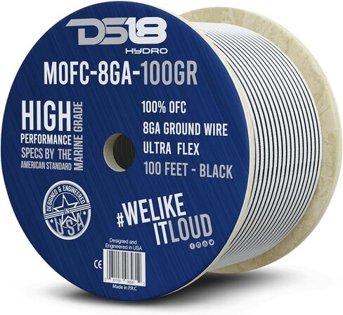 DS18 MOFC16/18GA-100SWRGB Marine Tinned OFC 18-GA RGB Wires with 16-GA Speaker Wire 100 Feet - Tinned Marine Grade Cable Ultra Flex - All in One Speaker and RGB Wire for Easy Installation in Saudi Arabia