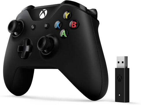 وحدة تحكم Microsoft Xbox اللاسلكية + محول لاسلكي لنظام التشغيل Windows 10 in Saudi Arabia
