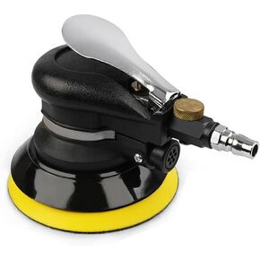 ماكينة صنفرة النخيل المدارية العشوائية بالهواء، ماكينة صنفرة مدارية عشوائية الهواء مقاس 6 بوصات من Weytoll، ماكينة صنفرة النخيل الهوائية شديدة التحمل مع خرطوم وحقيبة، ماكينة صنفرة طحن تلميع للسيارة المعدنية والشمع الخشبي المعدني in Kuwait