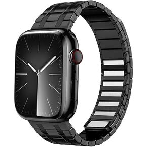 Frosted Stainless Steel Magnetic Band For Apple Watch Ultra & Ultra 2 Band 49mm 45mm 44mm 42mm 41mm 40mm 38mm men For Women Business luxurious Band For iwatch Series 9 8 7 6 5 4 3 SE