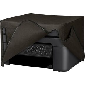 kwmobile Dust Cover Compatible with Epson Workforce WF-2930 - Printer Case - Fabric Protector Cover - Dark Grey
