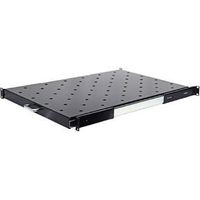 Aeons 1U 19-inch Sliding Rack Server Shelf Vented Sliding 4 Post Rack Mount 22" Shelf Adjustable Mounting Depth 22.3-23.8" Heavy duty IT Network Cabinet Enclosure Equipment