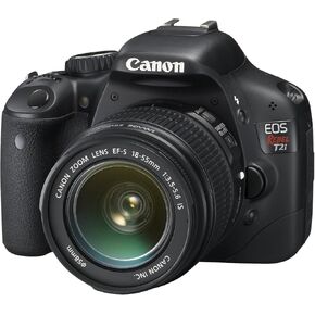 Canon EOS Rebel T2i 18MP Digital SLR DSLR Camera Kit 18-55mm AF IS Lens (Renewed)