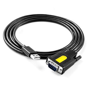USB إلى RS232، USB 2.0 إلى ذكر DB9 كابل محول تسلسلي مع شرائح PL2303 محسنة، متوافق مع Windows 11/10/8/7/Vista/XP/2000، Linux، وMac OS لنقل البيانات بشكل موثوق، 5 أقدام