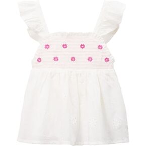 Toddler Girls Shirts Ruffle Short Sleeve Baby T Shirt Cotton Blouse Cute White Tank Top Tees Summer Clothes 2-5T