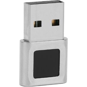 Fingerprint Reader, 0.5S Fast Matching Fingerprint login Key 10 Fingerprints Fingerprint Scanner PC Dongle Touch Portable Security Key for 10, for 11, 32/64 bits