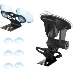 Radar Detector Mount,Suction Cup Radar Detector Mount,Windshield and Dashboard Radar Holder,Compatible with RAD 480i Valentine One Escort etc Radar Detector. (Radar Detector Mount 0.86)
