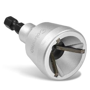 Deburring External Chamfer Tool, Burr Removal Tool, HSS Blade 1/4" Quick Release Shank Fits for 1/8"-3/4"(3mm-19mm),Countersink