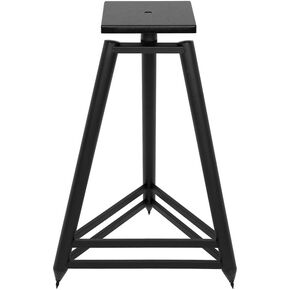 Monolith Easel Style Speaker Stand, 28in (Each) Adjustable Spikes, Supports up to 100 LBS, Sturdy Construction, Compatible with Most Bookshelf Speakers