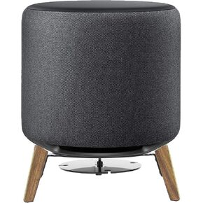 Universal Echo Sub Subwoofer Desktop Stand,Speaker Table Mount for Homepod and All Suitable Sized Small and Medium Speakers(Walnut with Metal Strip)