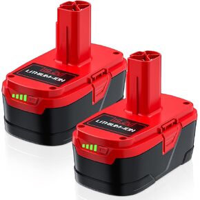 7000mAh C3 19.2 Volt Battery Replacement for Craftsman 19.2V Lithium-ion Battery for Craftsman DieHard XCP 3130211004 130279005 11375 11045 1323903 315.115410 315.11485 Cordless Battery 2Pack