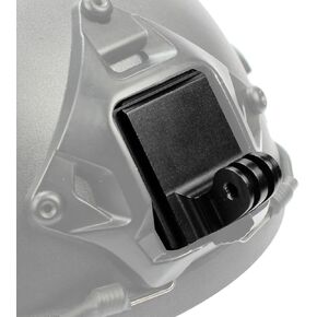 Aluminum Tactical Helmet Mount with Thumbscrew for GoPro Hero 12 11 10 9 Black, Helmet Base Compatible with Go Pro Hero 12/11/10/9/8/7/6/5/4/3 Action Cameras