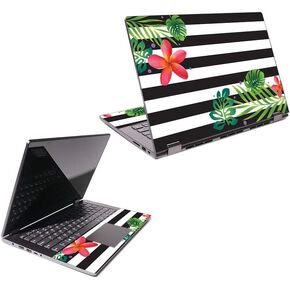 Mightyskins Skin Compatible with Lenovo Flex 6 14" (2018) - Tropical Stripes | Protective, Durable, and Unique Vinyl Decal Wrap Cover | Easy to Apply, Remove, and Change Styles | Made in The USA