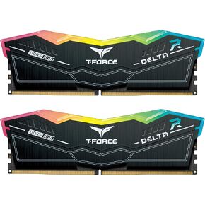 TEAMGROUP T-Force Delta RGB DDR5 Ram 64GB (2x32GB) 6000MHz PC5-48000 CL38 Intel XMP 3.0 & AMD Expo Compatible Desktop Memory Module Ram Black FF3D564G6000HC38GDC01