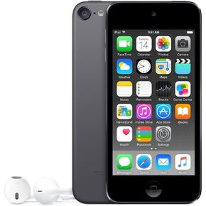 Music & Video Player 128 GB Compatible with iTouch 6th Generation, Space Gray, with Headphones, USB Cable, Black