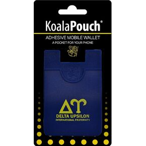 Delta Upsilon - Koala Pouch - Adhesive Cell Phone Wallet